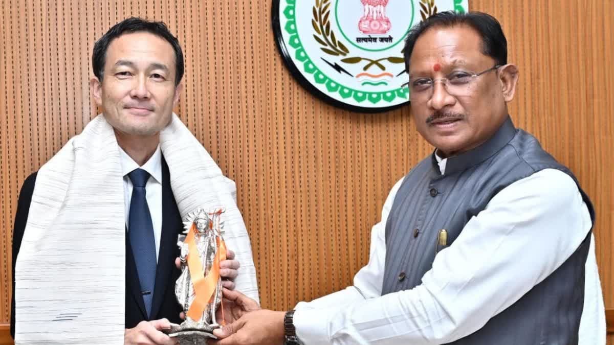 CM विष्णुदेव साय से जापान के मंत्री नोरियाकी आबे की मुलाकात, छत्तीसगढ़ में निवेश और आर्थिक सहयोग पर चर्चा