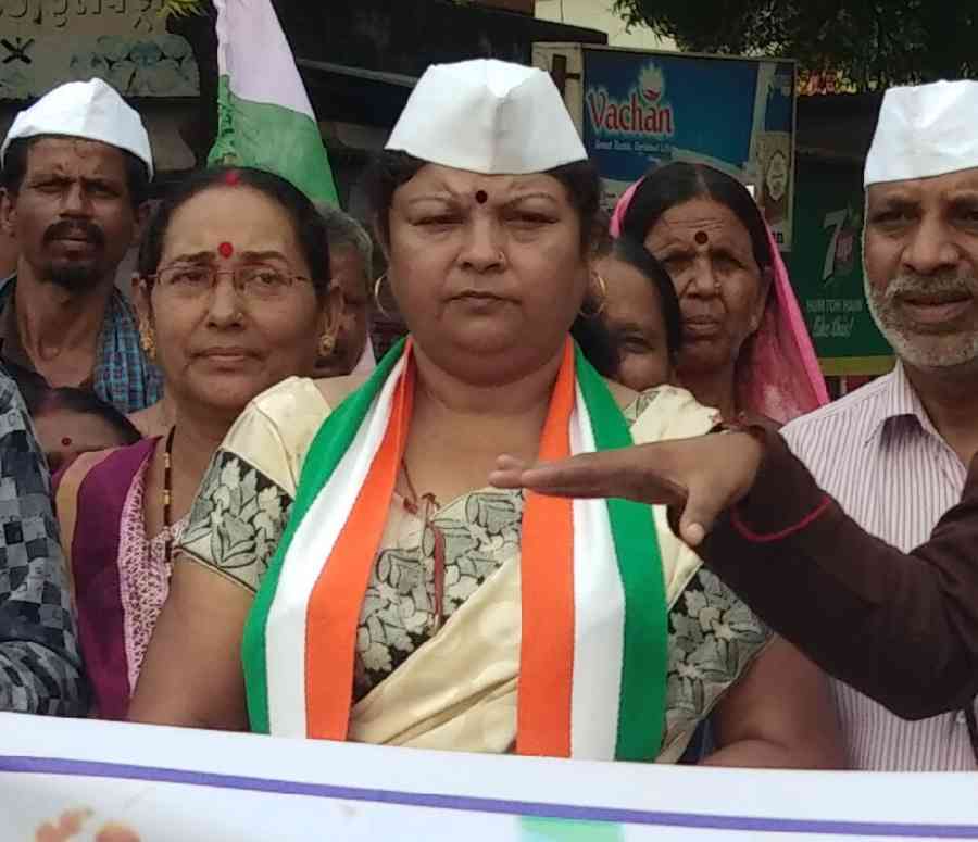 गांधीजी के 150 वी जयंती पर अनोखा पदयात्रा निकाला गया...