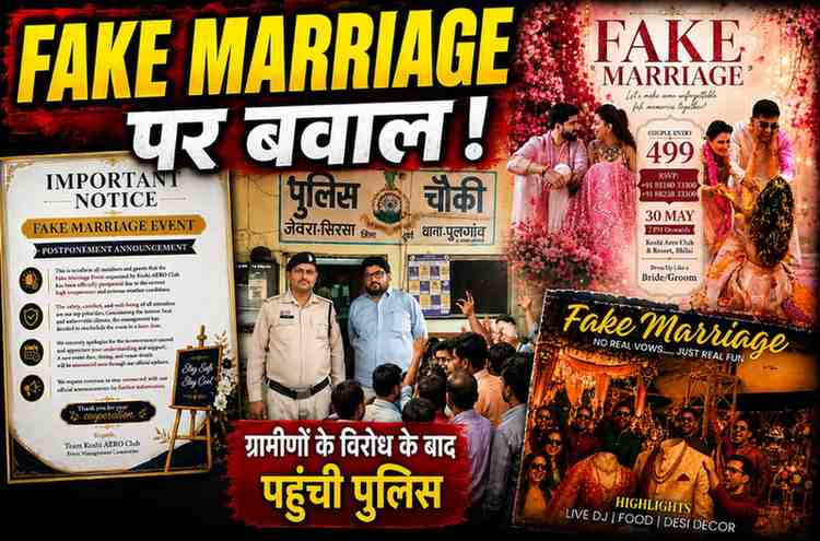 दुर्ग में ‘फेक मैरिज पार्टी’ पर बवाल: ग्रामीणों के विरोध के बाद पहुंची पुलिस, रिसोर्ट मैनेजर पर कार्रवाई