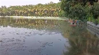 भेलवा तालाब का हाल अब भी बेहाल, तालाब की साफ-सफाई पर नहीं दे रहे ध्यान, तालाब की दुर्दशा देखकर नागरिकों में आक्रोश