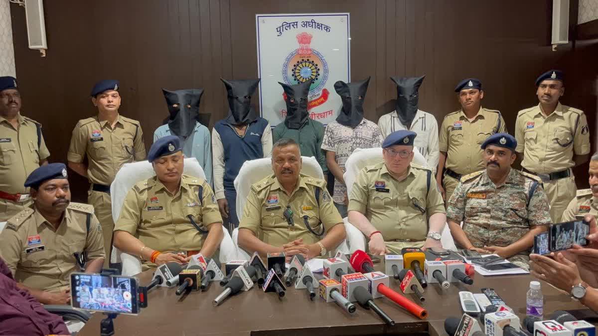 कवर्धा में ‘छल्ला गैंग’ का पर्दाफाश: कुकदुर के सुनसान इलाकों में राहगीरों से लूट, 6 आरोपी गिरफ्तार