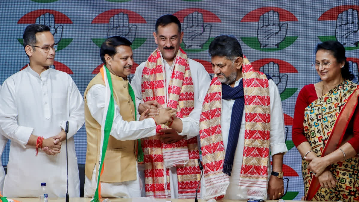 असम में BJP गठबंधन को झटका: AGP के वरिष्ठ नेता जयंत खाउंड कांग्रेस में शामिल, राहुल गांधी से प्रेरित होकर थामा हाथ