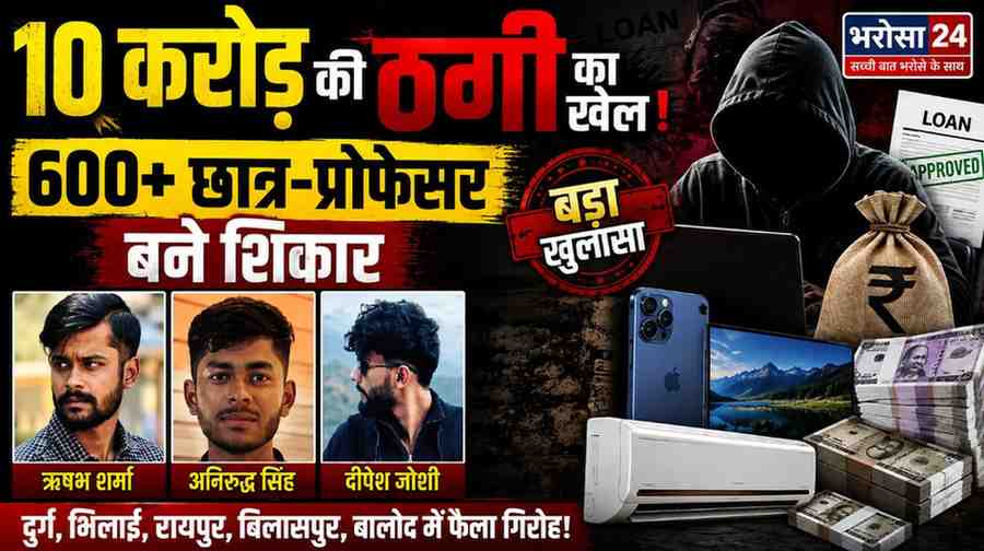 10 करोड़ की ठगी का खुलासा: छात्रों-प्रोफेसरों के नाम पर लोन, CIBIL सुधारने और EMI भरने का झांसा; 600 से ज्यादा लोग गिरोह के शिकार