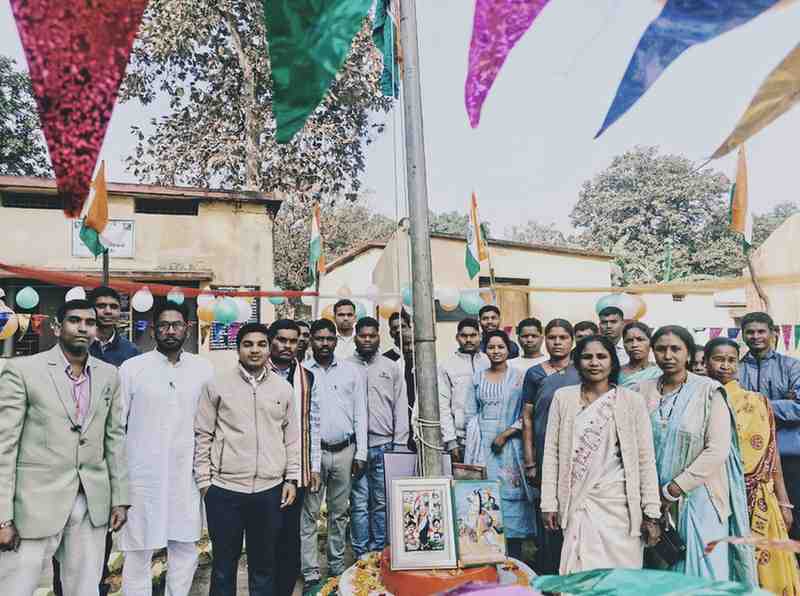 शासकीय उच्च प्राथमिक शाला पाटला में हर्षोल्लास के साथ मनाया गया 77वां गणतंत्र दिवस