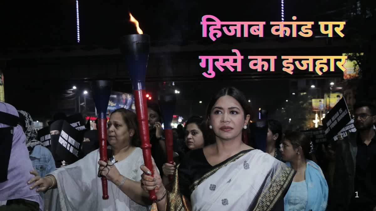 पटना के हिजाब विवाद से कोलकाता में उबाल, नीतीश कुमार के खिलाफ सड़कों पर उतरीं हजारों महिलाएं
