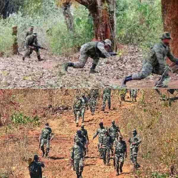 बीजापुर: इन्द्रावती क्षेत्र में पुलिस–नक्सल मुठभेड़, DRG का ऑपरेशन जारी